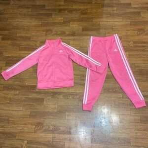 Adidas Pink Tracksuit